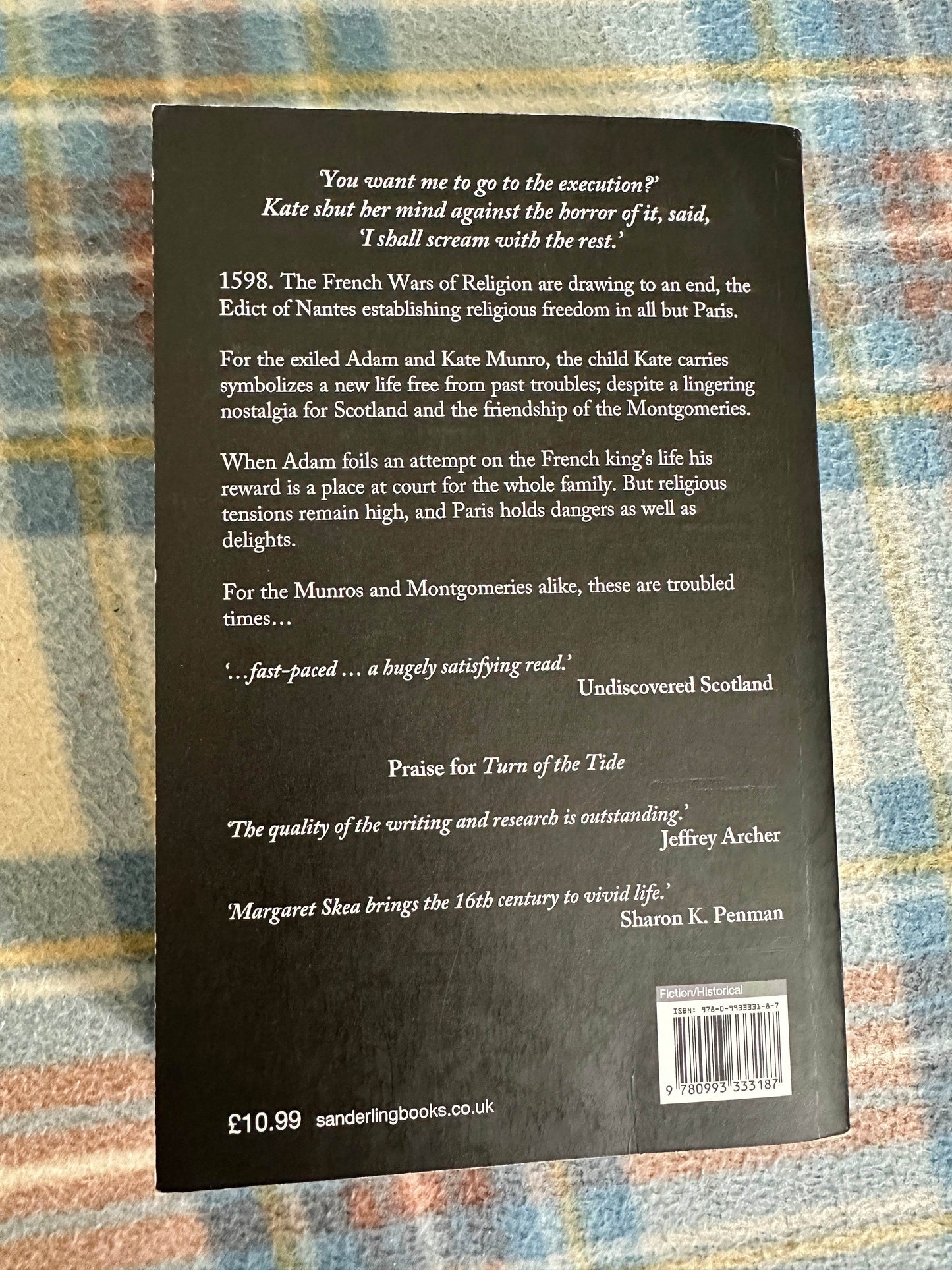 Signed By Sword and Storm Margaret Skea book cover showcasing a historical fiction theme