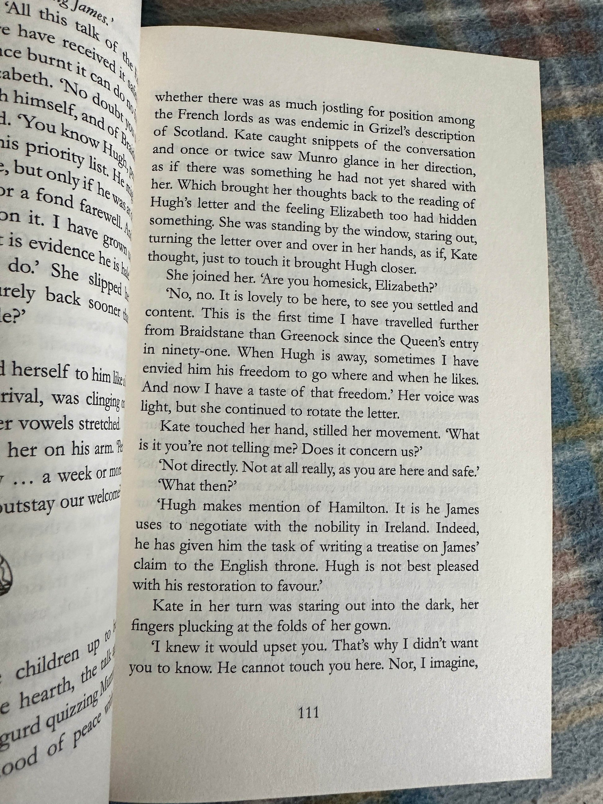 Signed By Sword and Storm Margaret Skea fiction book page with text and illustrations