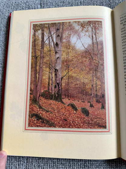 Cover image of Still Glides The Stream Flora Thompson featuring an autumn forest landscape