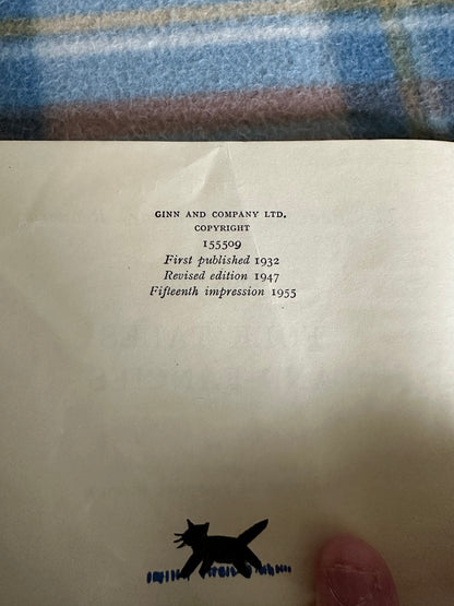 The Beacon Library Folk Tales and Fancies book copyright page with publishing details