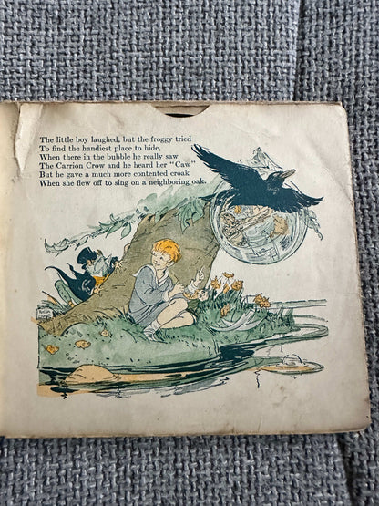 The Funny Froggy Bubble Book first edition featuring a boy and froggy on a lily pad illustration