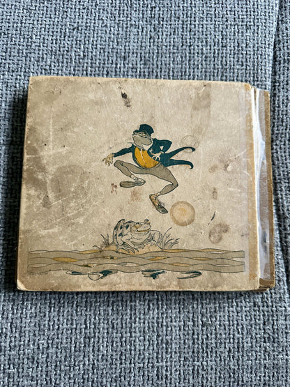 The Funny Froggy Bubble Book first edition with illustrated cover featuring a jumping frog and pond scene