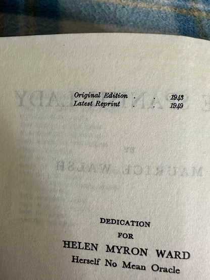 The Spanish Lady Maurice Walsh first edition showing publication details and dedication page