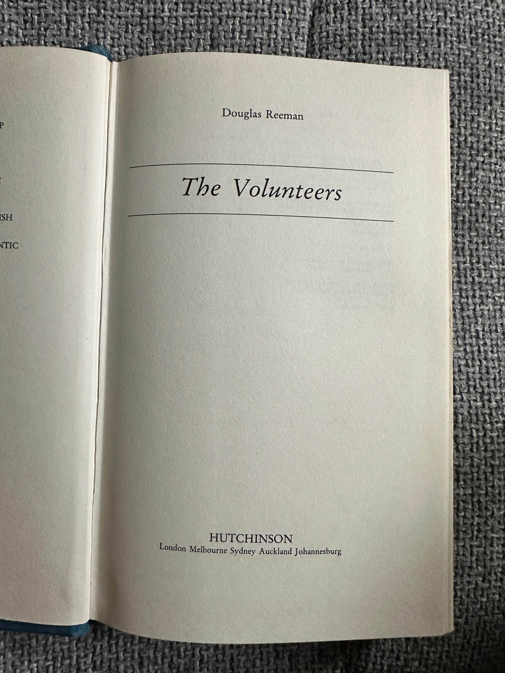 The Volunteers Douglas Reeman first edition title page showcasing author name and publisher details