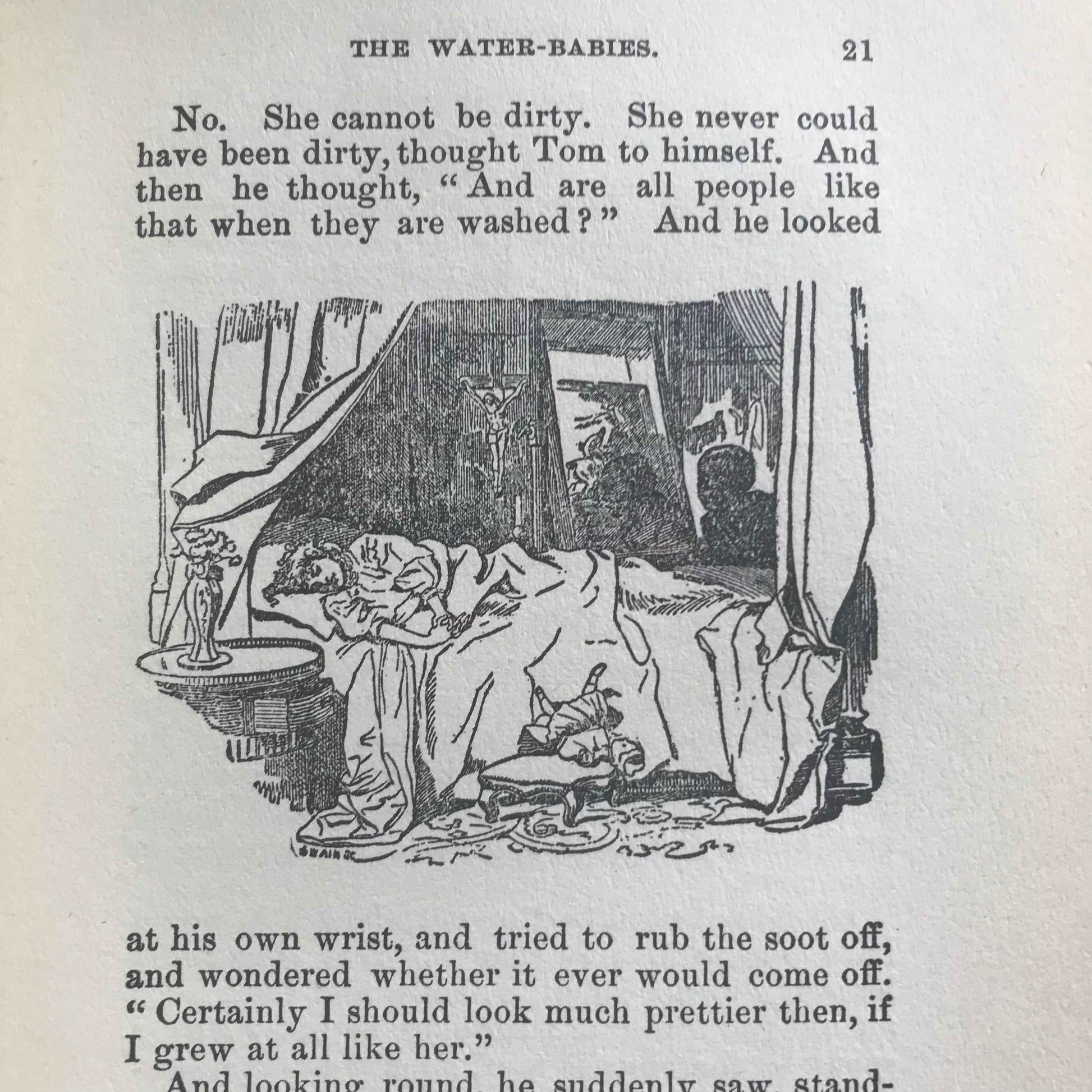 1864 The Water Babies Charles Kingsley with Illustrations by Linley Sambourne - Chatterton-Peck New York Publisher - Honeyburn Books (UK)