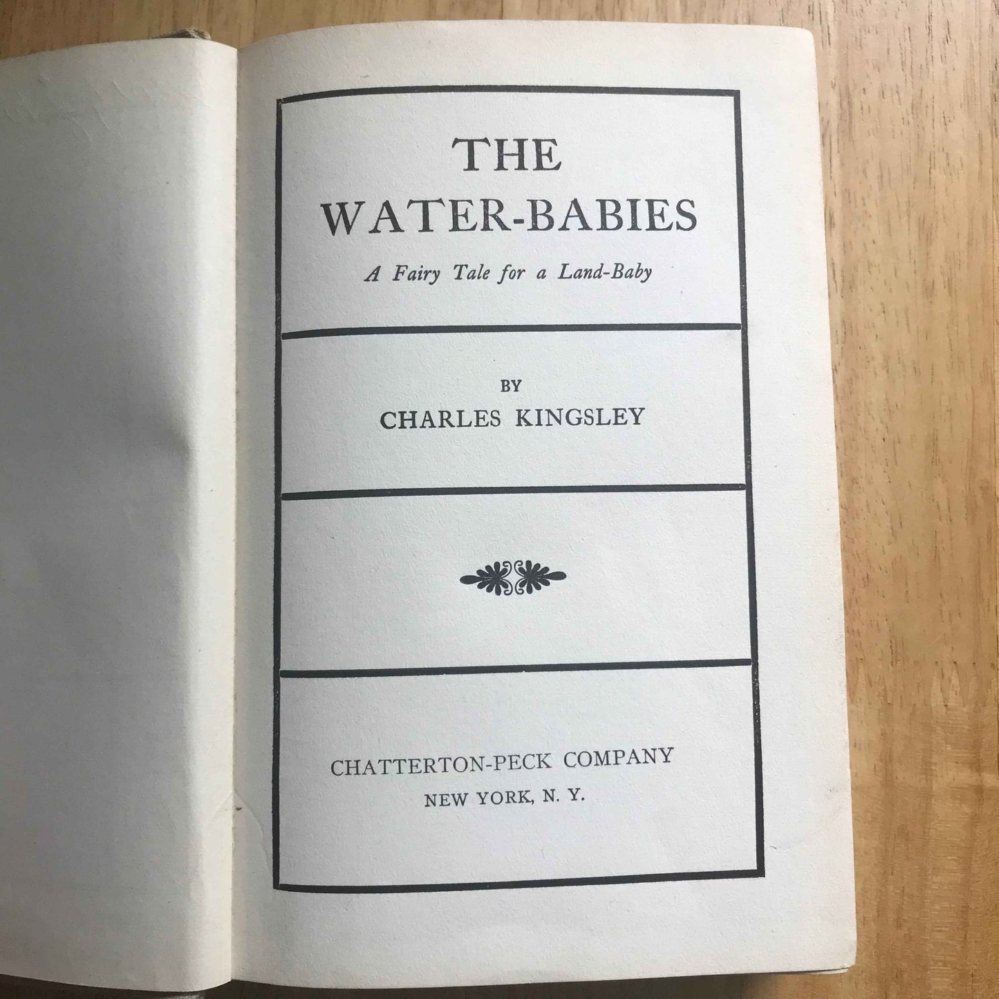 1864 The Water Babies Charles Kingsley with Illustrations by Linley Sambourne - Chatterton-Peck New York Publisher - Honeyburn Books (UK)