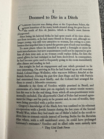 The White Witch of the South Seas first edition page showing the beginning of the story with detailed text.