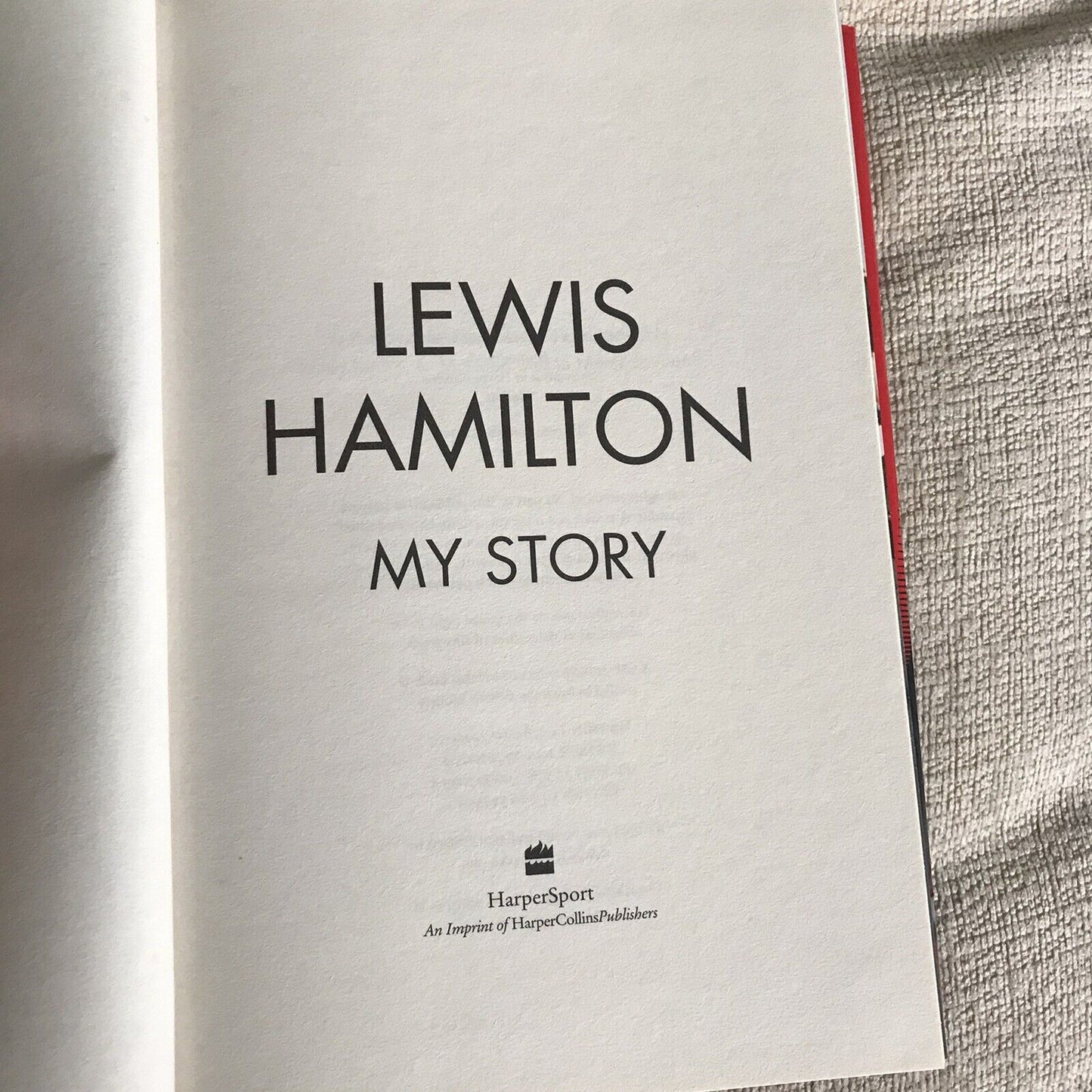 Lewis Hamilton: My Story by Lewis Hamilton (Hardback, 2007)