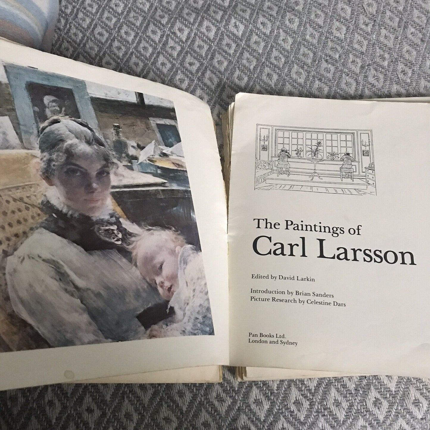 1976 The Paintings Of Carl Larsson (Pan Books)