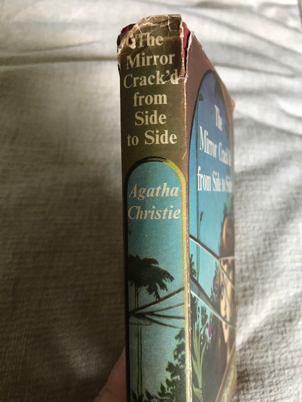Vintage AGATHA CHRISTIE THE MIRROR CRACK'D FROM SIDE TO SIDE HB BOOK CLUB 1962