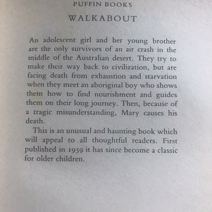 Walkabout von James Vance Marshall (Taschenbuch, 1979)