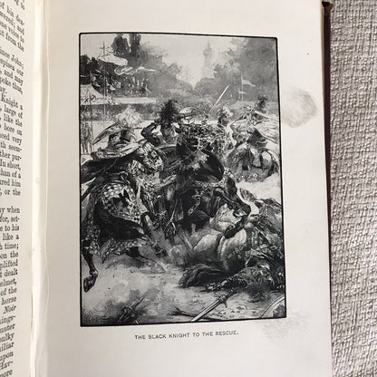 SELTEN* Ivanhoe aus den 1880er Jahren (Illustration von HM Eaton) Sir Walter Scott (Pub Walter Scott)