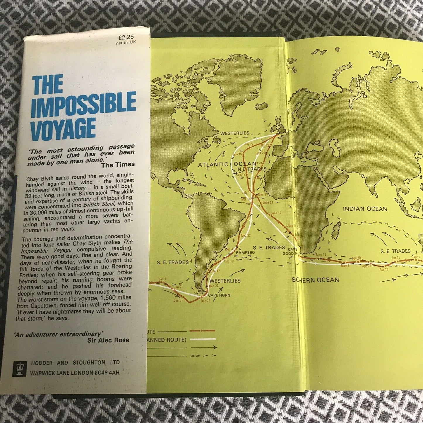 1971* 1.* The Impossible Voyage – Chay Blyth (Hodder &amp; Stoughton)