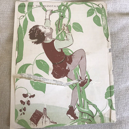 1954 Child Education Spring Quarterly Magazine Covers Torn Pub Evans Brothers