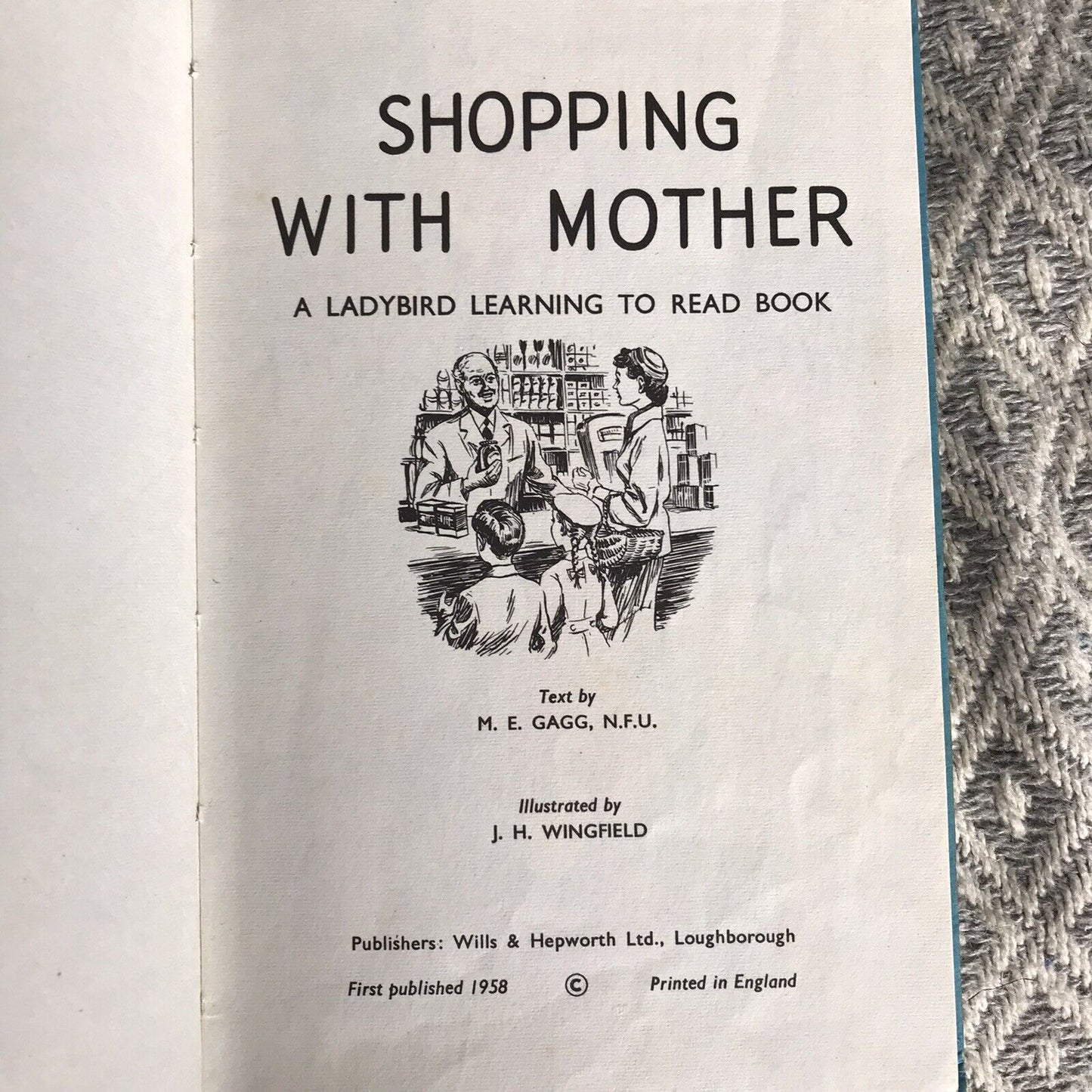 1958 Shopping With Mother (Serie 563) ME Gagg (Marienkäfer) Wills &amp; Hepworth