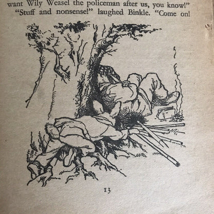 Enid Blyton. The Adventures of Binkle and Flip. Hardback. Dean & Son Ltd. 1967