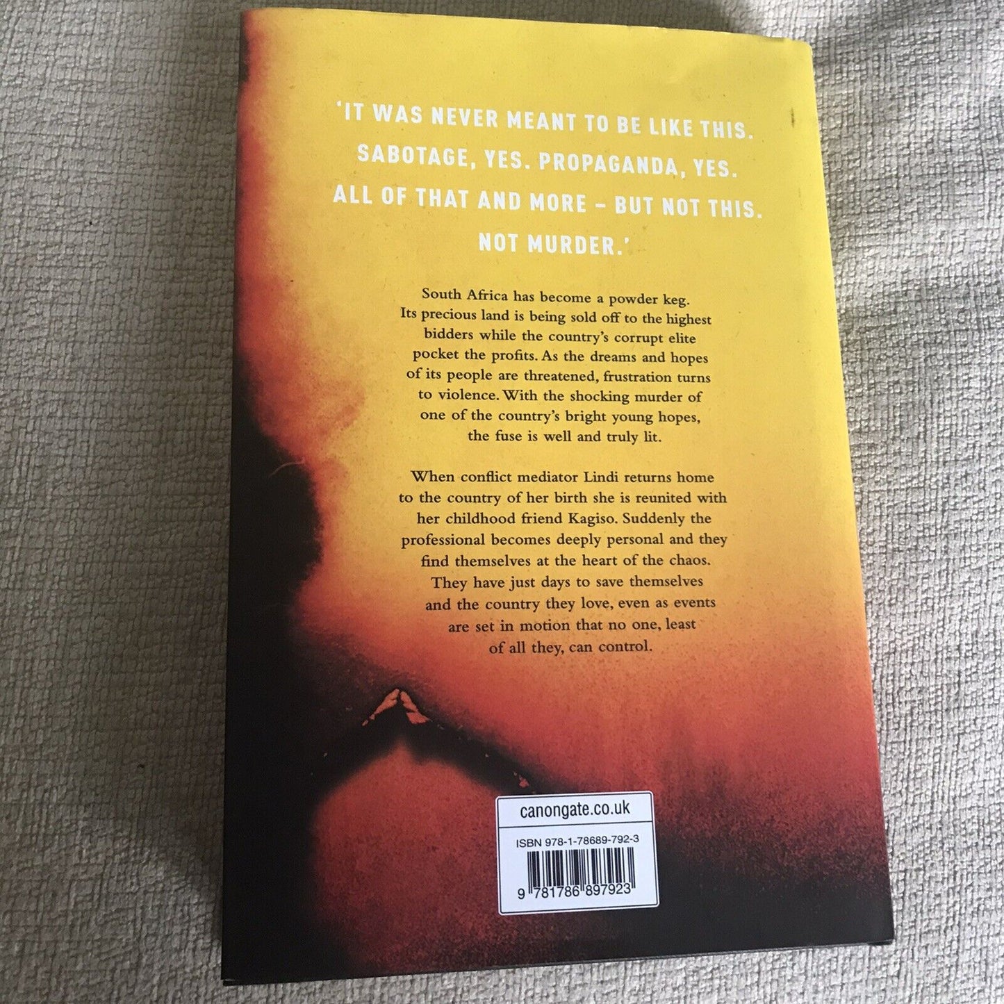 2019*SIGNED 1st* The Burning Land - George Alagiah (Canongate)
