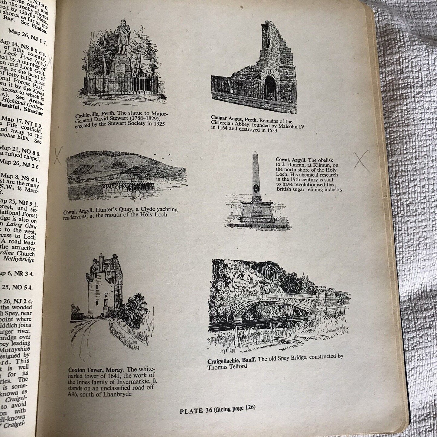 1960*1st* AA Illustrated Road Book Of Scotland *RARE* With Official AA Bookmark