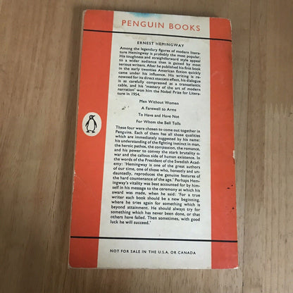 1958 Männer ohne Frauen – Ernest Hemingway (Penguin Books)