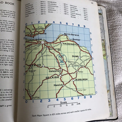 1960*1.* AA Illustrated Road Book of Scotland *SELTEN* mit offiziellem AA-Lesezeichen