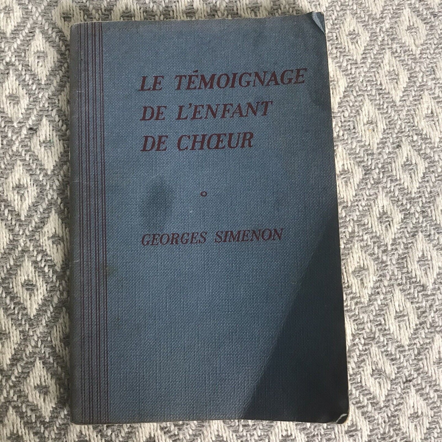 1957 Le Témoignage De L’Enfant De Chœur - Georges Simenon(Harrap) French