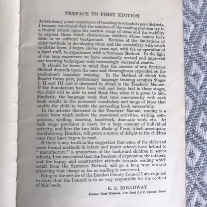 1955 The Holloway Readers Book 1 - E.S. Holloway(H. Radcliffe Wilson(Ginn & Co)