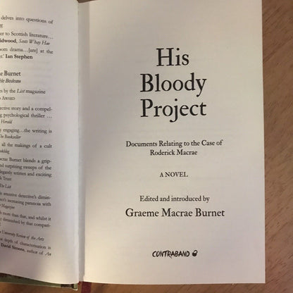 Sein blutiges Projekt: Dokumente im Zusammenhang mit dem Fall Roderick Macrae, Graeme M.