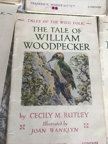 9 X Tales Of The Wild Folk - Cecily M. Rutley(Warne & Co)