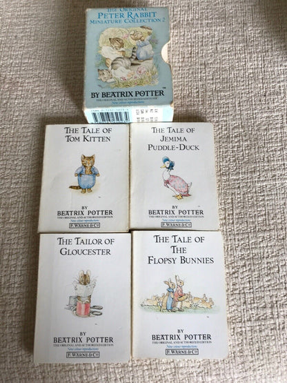 1987 - Peter Rabbit Minature Collection 2 (4 Vols) All Illustrated