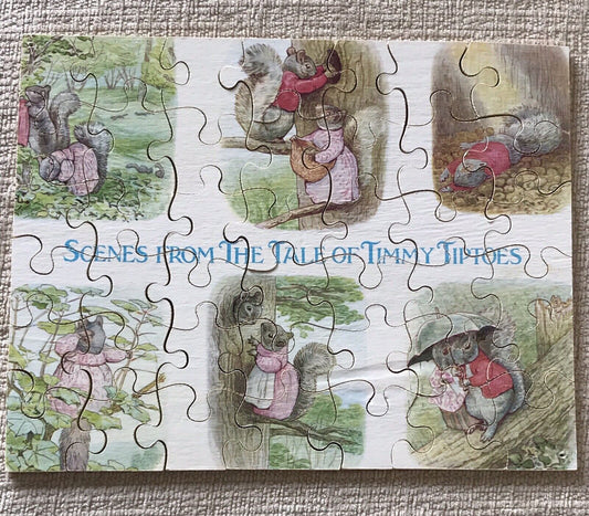 1979 Scenes From The Tale Of Timmy Tiptoes - Beatrix Potter 42 Piece Complete