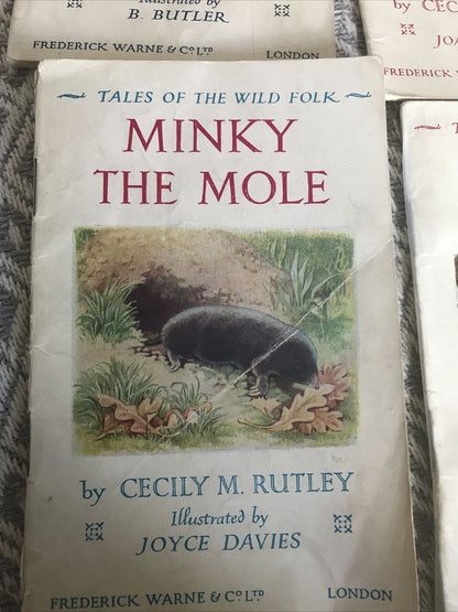 9 X Tales Of The Wild Folk - Cecily M. Rutley(Warne & Co)