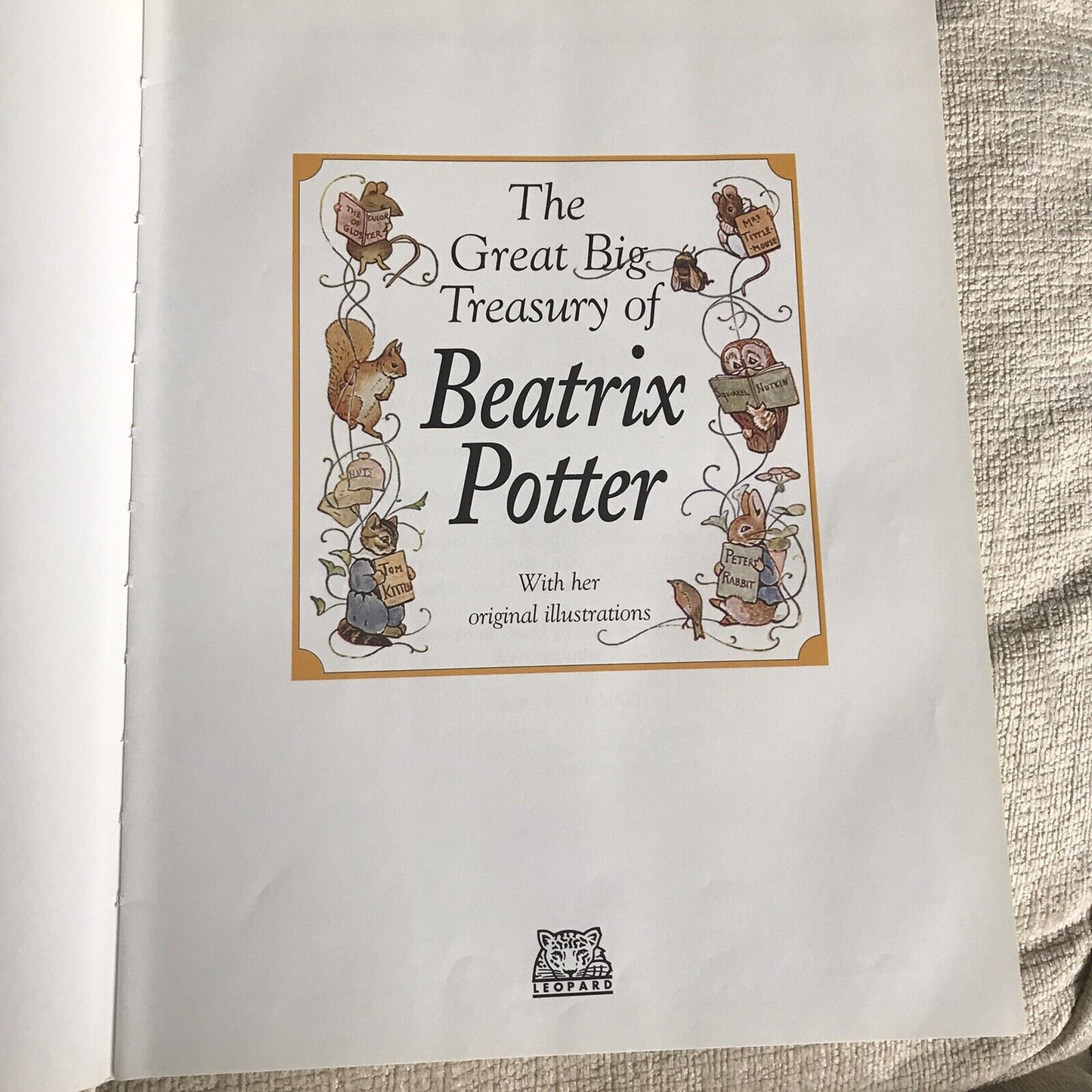 1996*1st* The Great Big Treasury Of Beatrix Potter With Original Illustrations