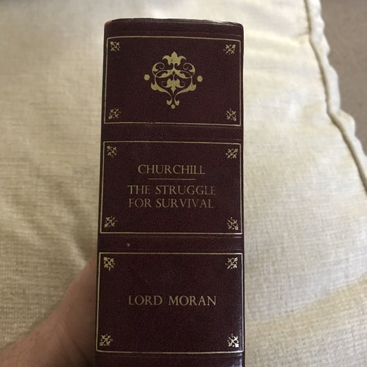1966 Churchill: The Struggle For Survival - Lord Moran (Constable) Leather