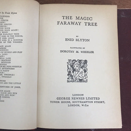 1965 The Magic Faraway Tree - Enid Blyton (Dorothy M Wheeler Illust) George Newn