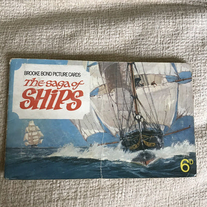 1960’s Brooke Bond Teacard The Saga Of Ships Complete Set