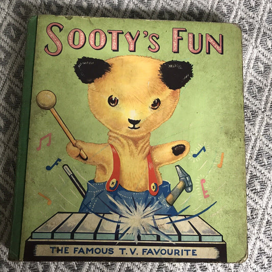 1960 Sooty’s Fun Board Book - Purnell & Sons