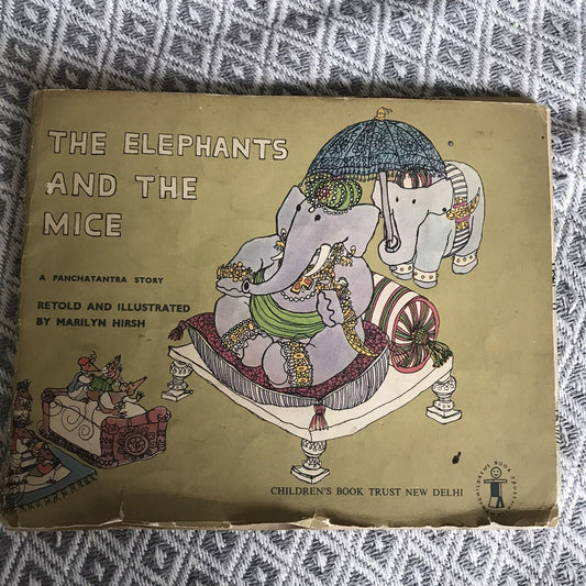 1968 The Elephants & The Mice A Panchatantra Story - Marilyn Hirsh (childrens Tr